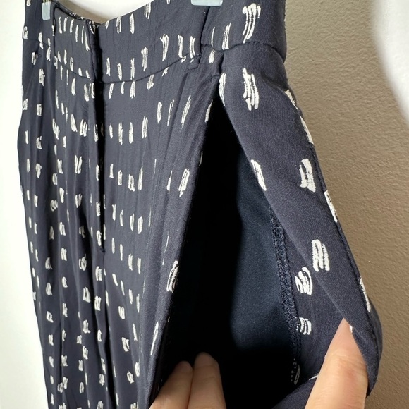 MM Lafleur The Flynn Trouser Nay Ikat Print Size 4 - Picture 6 of 11